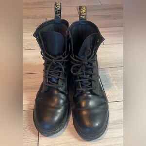 Dr. Martens Black Leather Boots